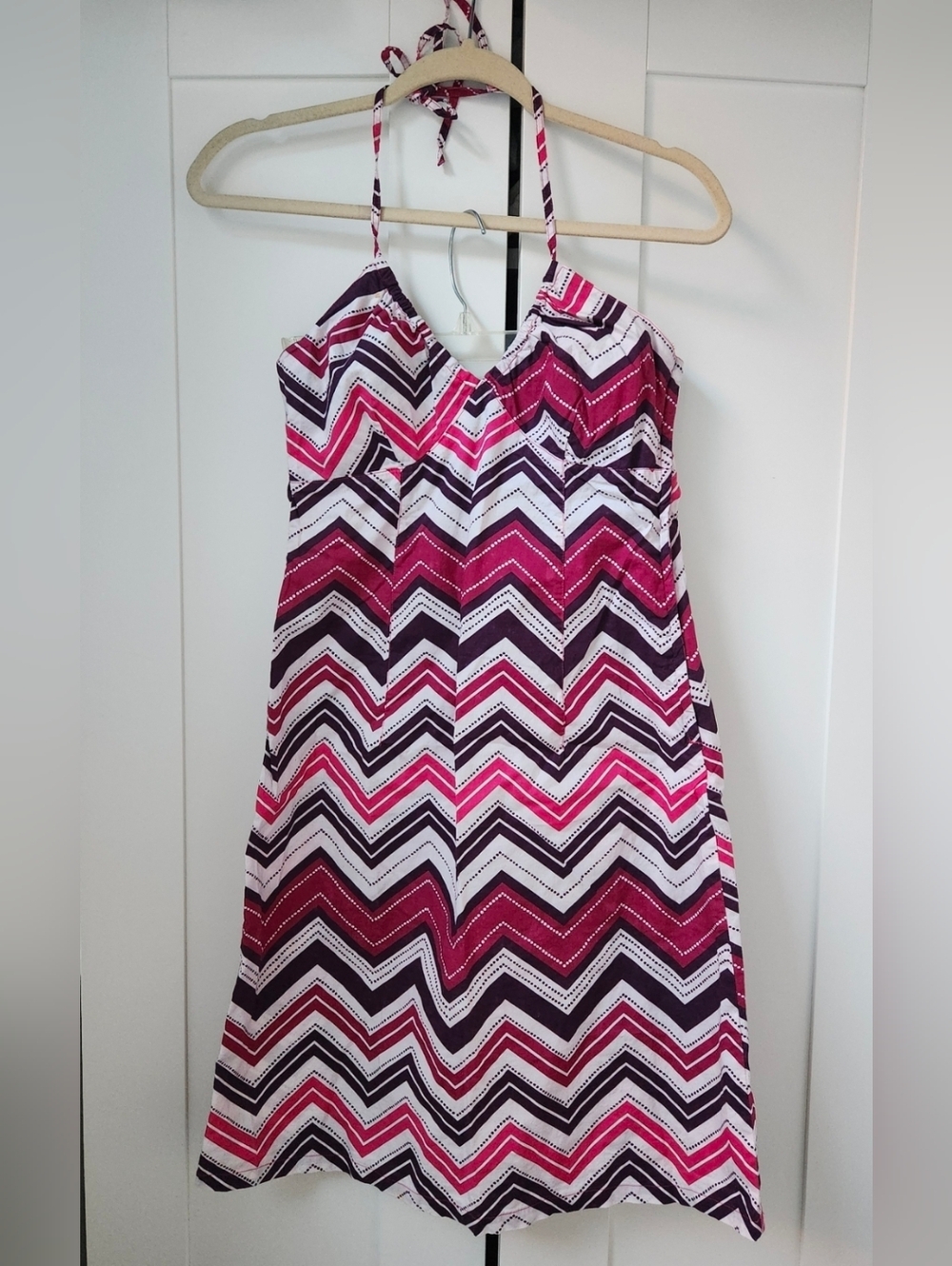 H&M Chevron Halter Sundress